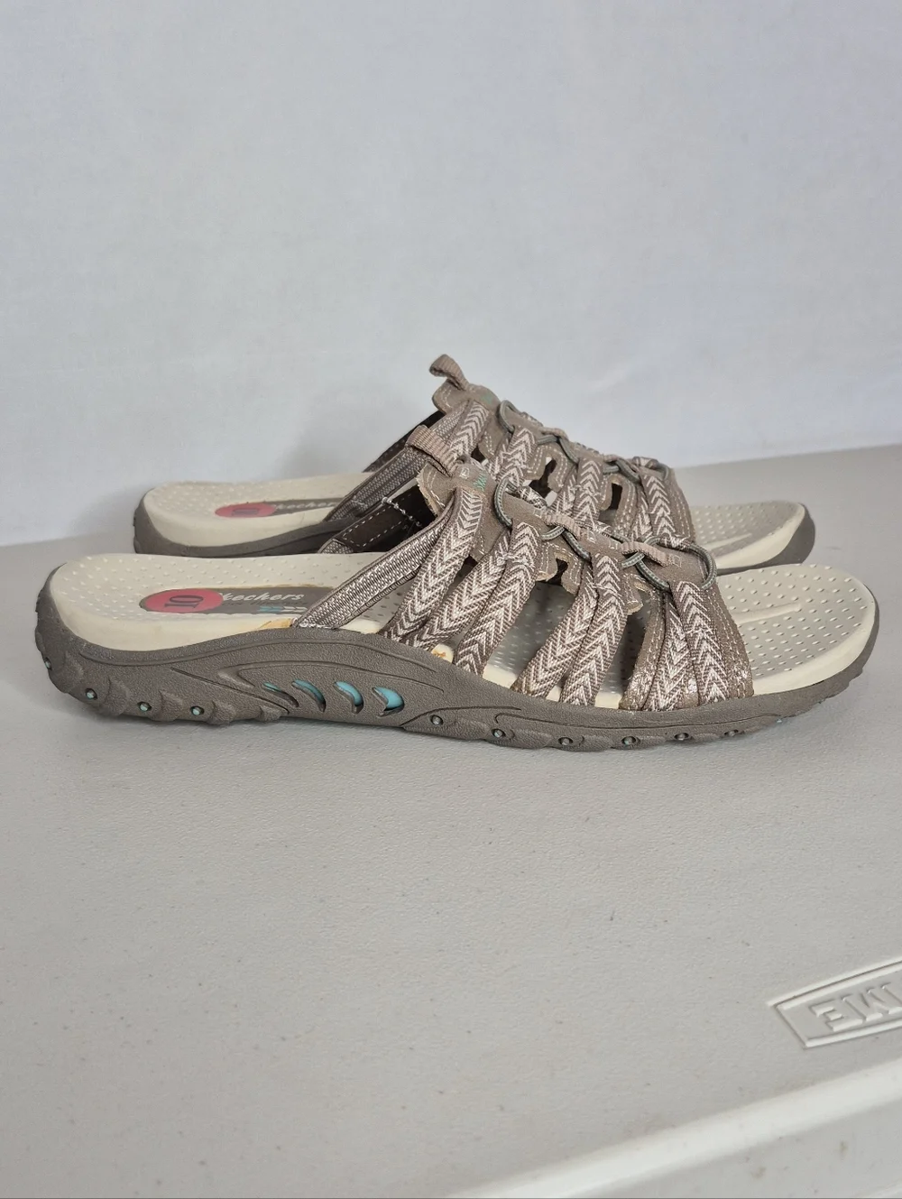 Skechers Reggae - Repetition Athletic Slide Sandals - Size 10 - Picture 2 of 15